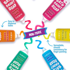 Kid-friendly non-toxic bath paint suitable for toddlers