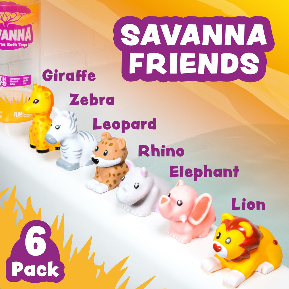Tub Works Savanna zebra mold-free bath toy ready for splashy play.