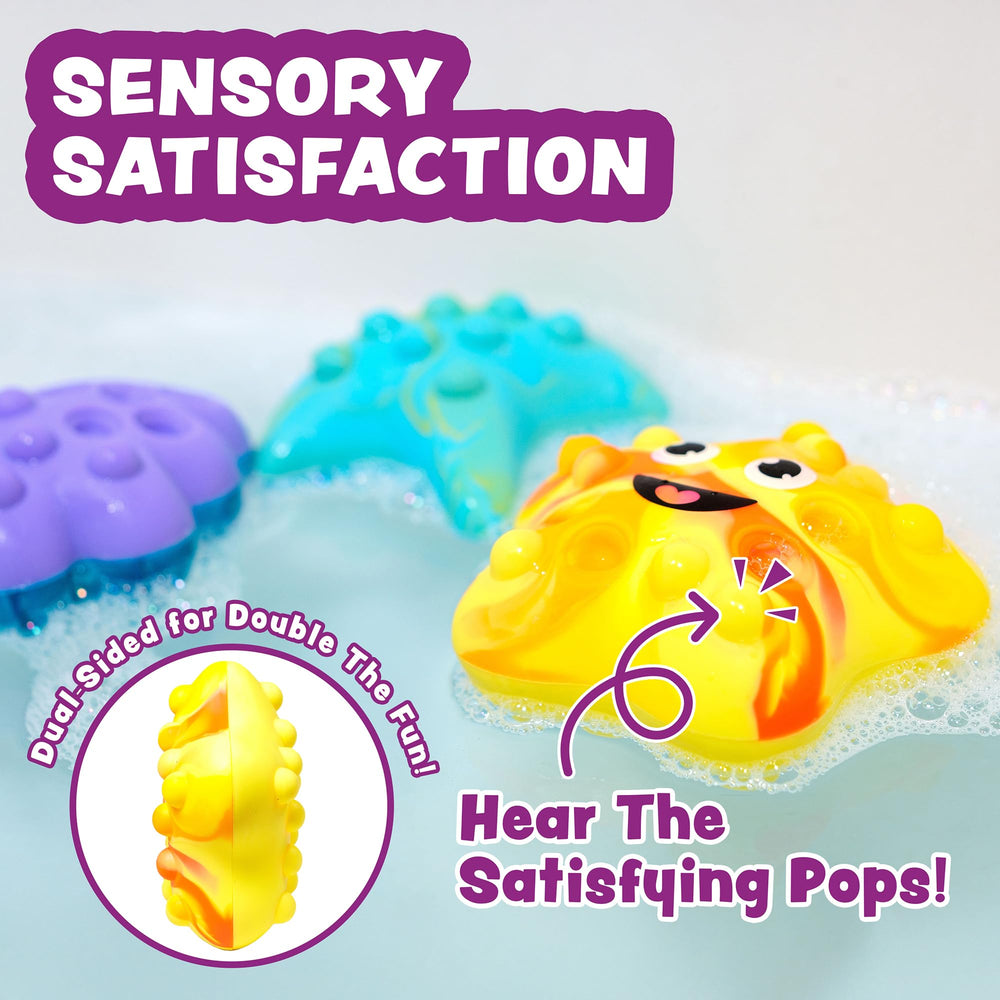 Tub Works Tub Poppers bubbles pop satisfyingly for bath time exploration