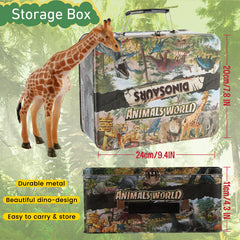Tubasaya safari giraffe figure 6-inch enhances storytelling and curiosity about nature.