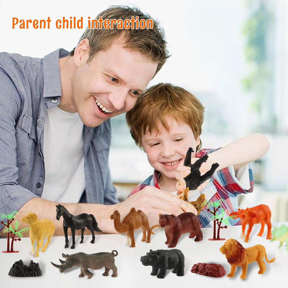 Tubasaya safari sheep figure 3-inch ideal for farm and zoo scenes.