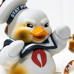 TUBBZ Stay Puft duck stand on desk for playful decor