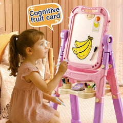 Tubokoro easel storage keeps markers and chalk organized for mess-free creativity