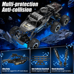 Tubokoro alloy-body build withstands bumps during off-road runs.