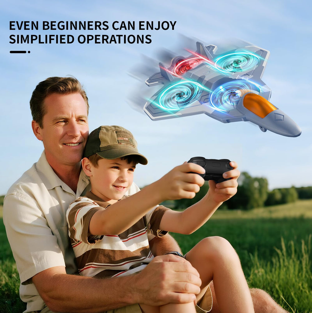 Tubokoro RC Plane uses crash-resilient foam for durability.