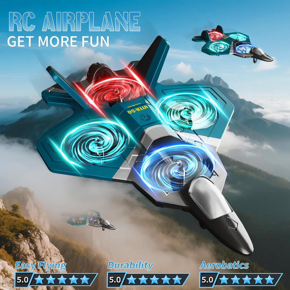 Tubokoro RC-plane with two batteries for extended flight