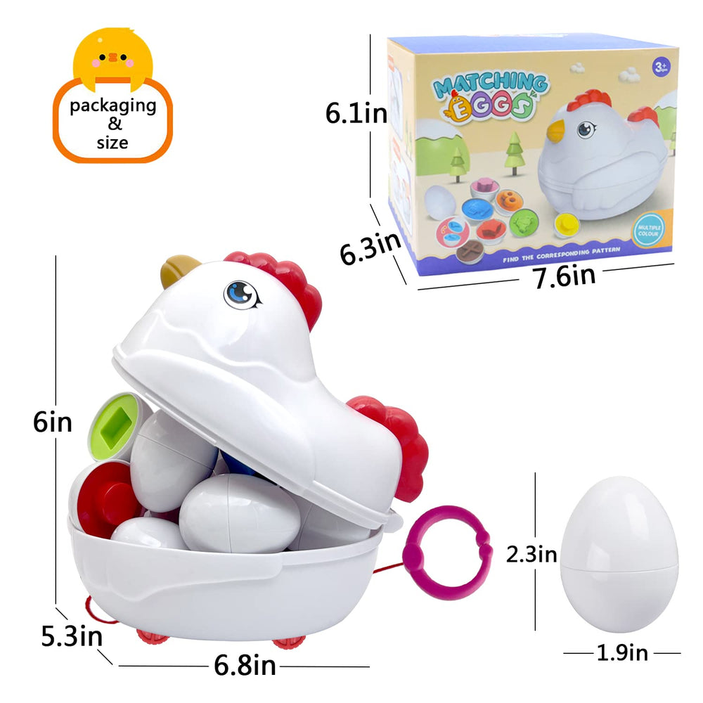 Tucimibo chicken storage case neatly stores eggs for mess-free play