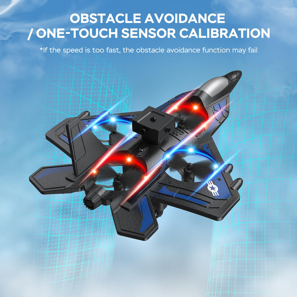 TUEESN RC Plane supports 500 ft range with anti-interference tech.