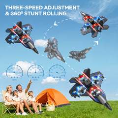 TUEESN RC Plane made from crash-proof EPP foam with durable design.