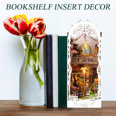 TuKIIE DIY Book Nook two-tier design adds depth to shelves