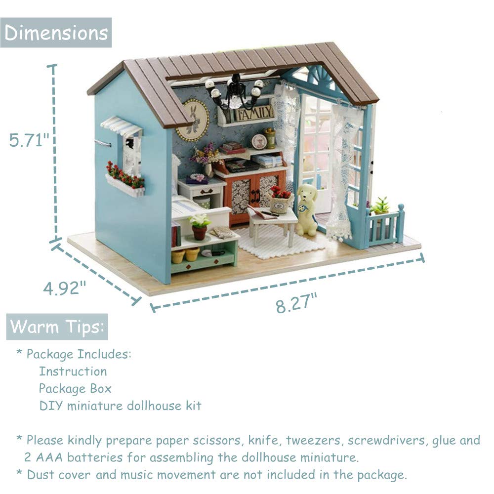 TuKIIE Forest Times complete-size model, 1:24 scale for realistic room feel.