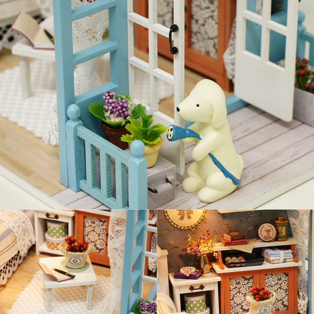 TuKIIE Forest Times dollhouse display stand, perfect for showcasing finished scenes.