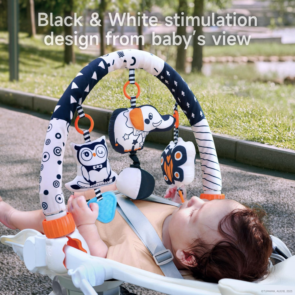 TUMAMA KIDS baby arch on stroller for on-the-go entertainment and learning