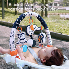 TUMAMA KIDS baby arch on stroller for on-the-go entertainment and learning