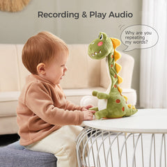 TUMAMA KIDS Dinosaur Dancing Toy battery access for easy setup