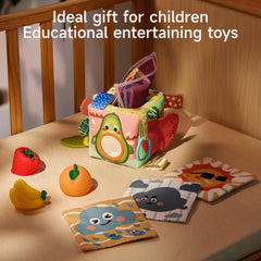 TUMAMA Kids fruit squeeze toys produce soft sounds to stimulate exploration