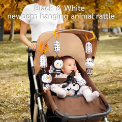 TUMAMA Kids hanging toy with clip for stroller or car seat attachment.