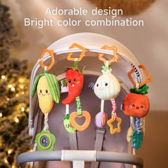 TUMAMA KIDS textured teether details for soothing gums.