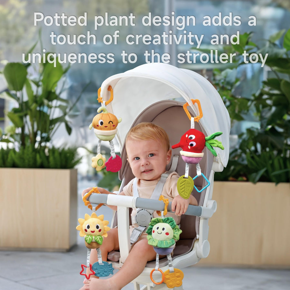 TUMAMA KIDS potted beetroot toy for tactile curiosity and grasping