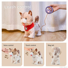 TUMAMA KIDS Toy Cat meows with lifelike sounds during interactive play.