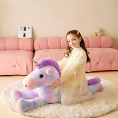 Tumyay safe-material unicorn plush fabric designed for gentle touch.
