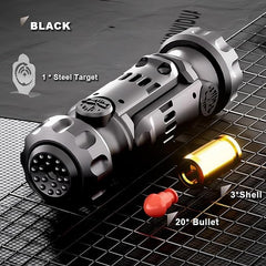 Tungsten Steel Fidget Gun Toy hidden launcher for playful surprises.