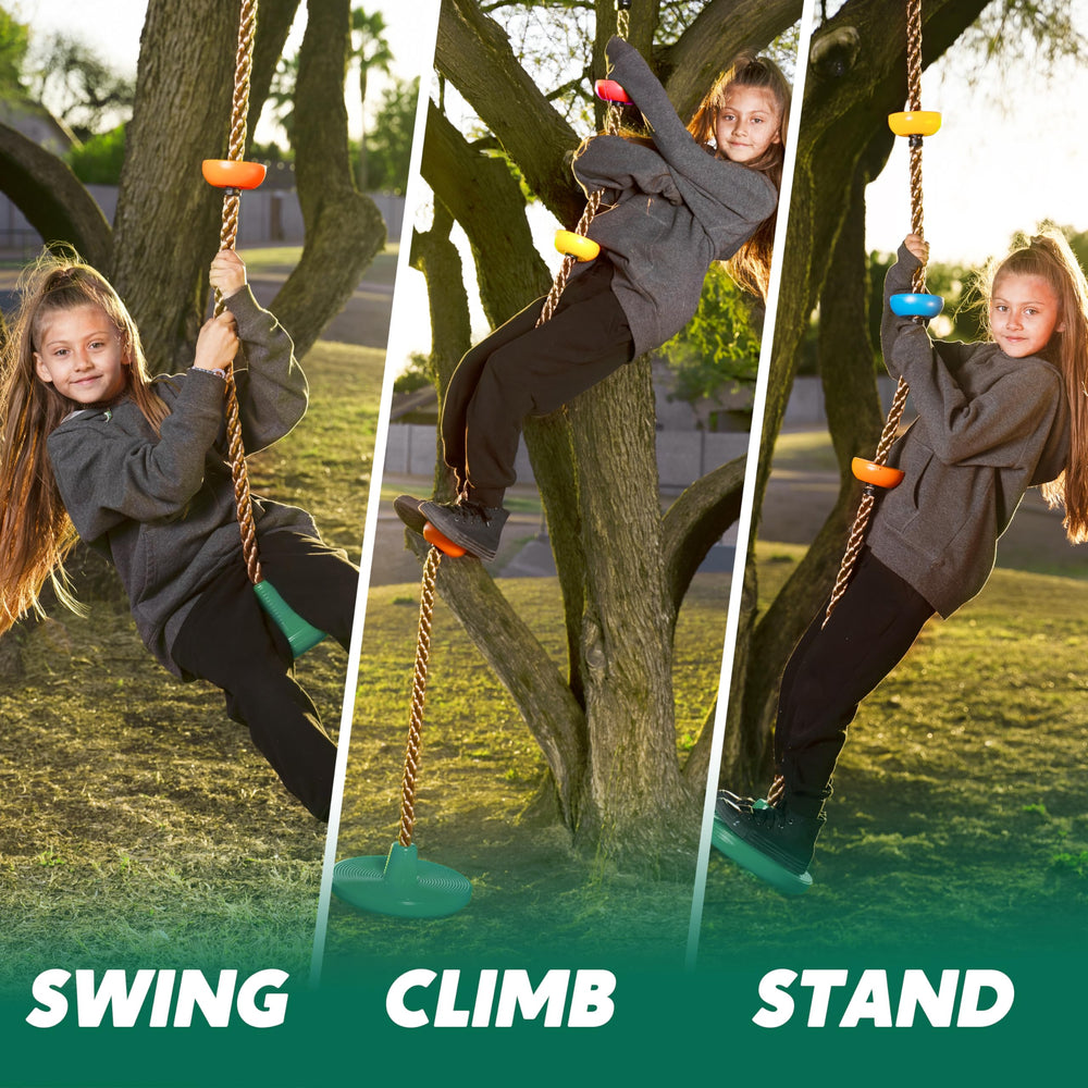 TURFEE packaging-green box displaying swing contents