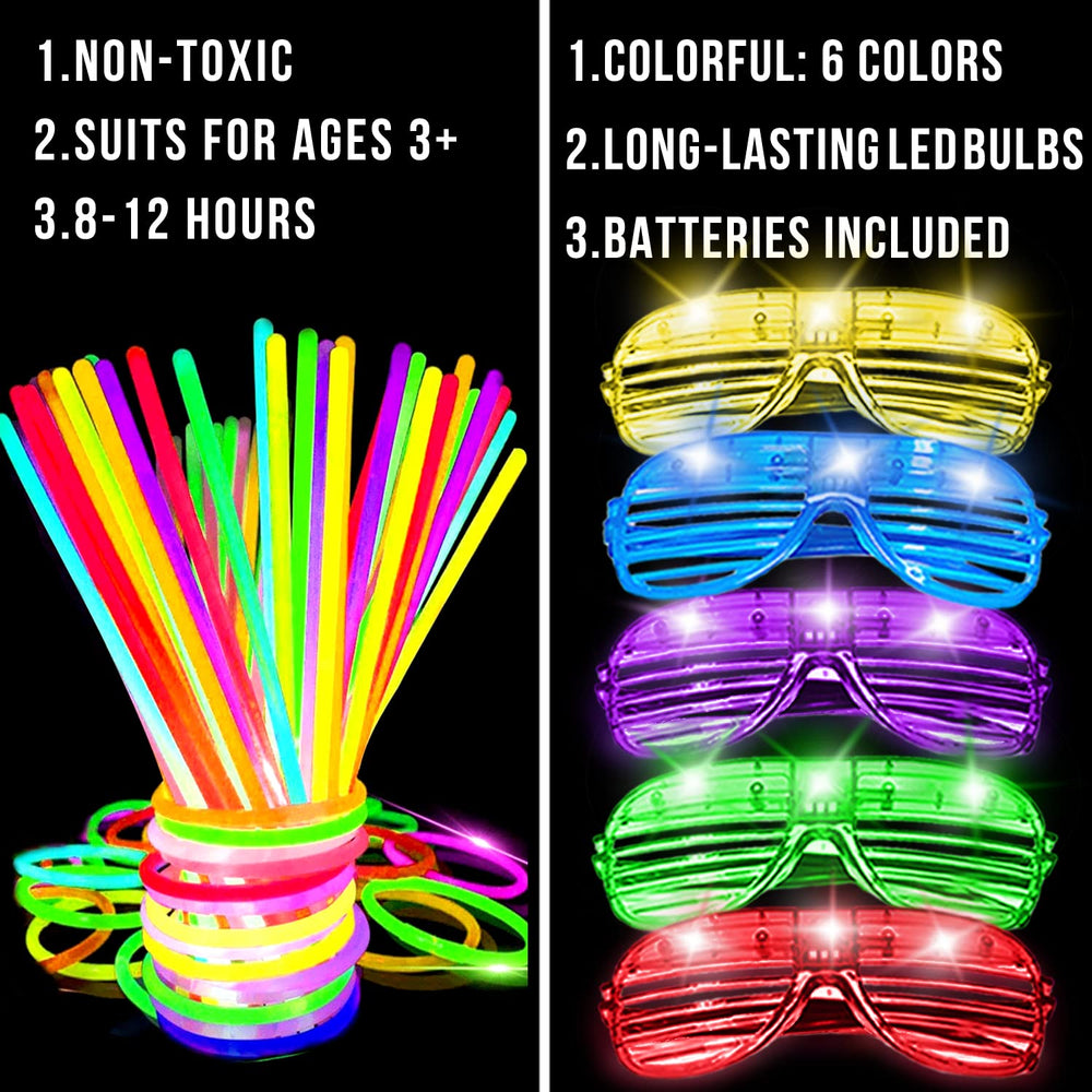 TURNMEON glow sticks light up scenes for lively parties with long-lasting color.