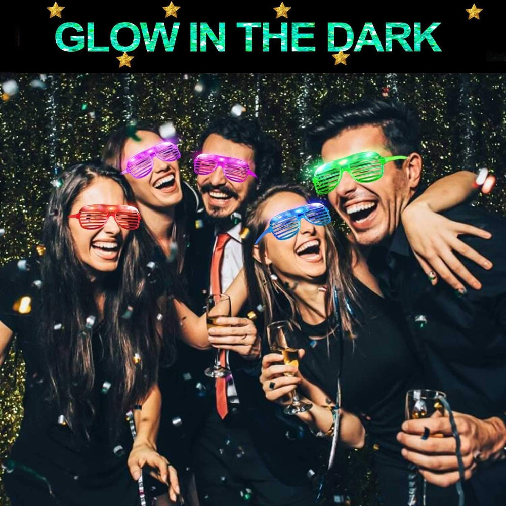 TURNMEON LED glasses green glow for bright crowd visibility at events