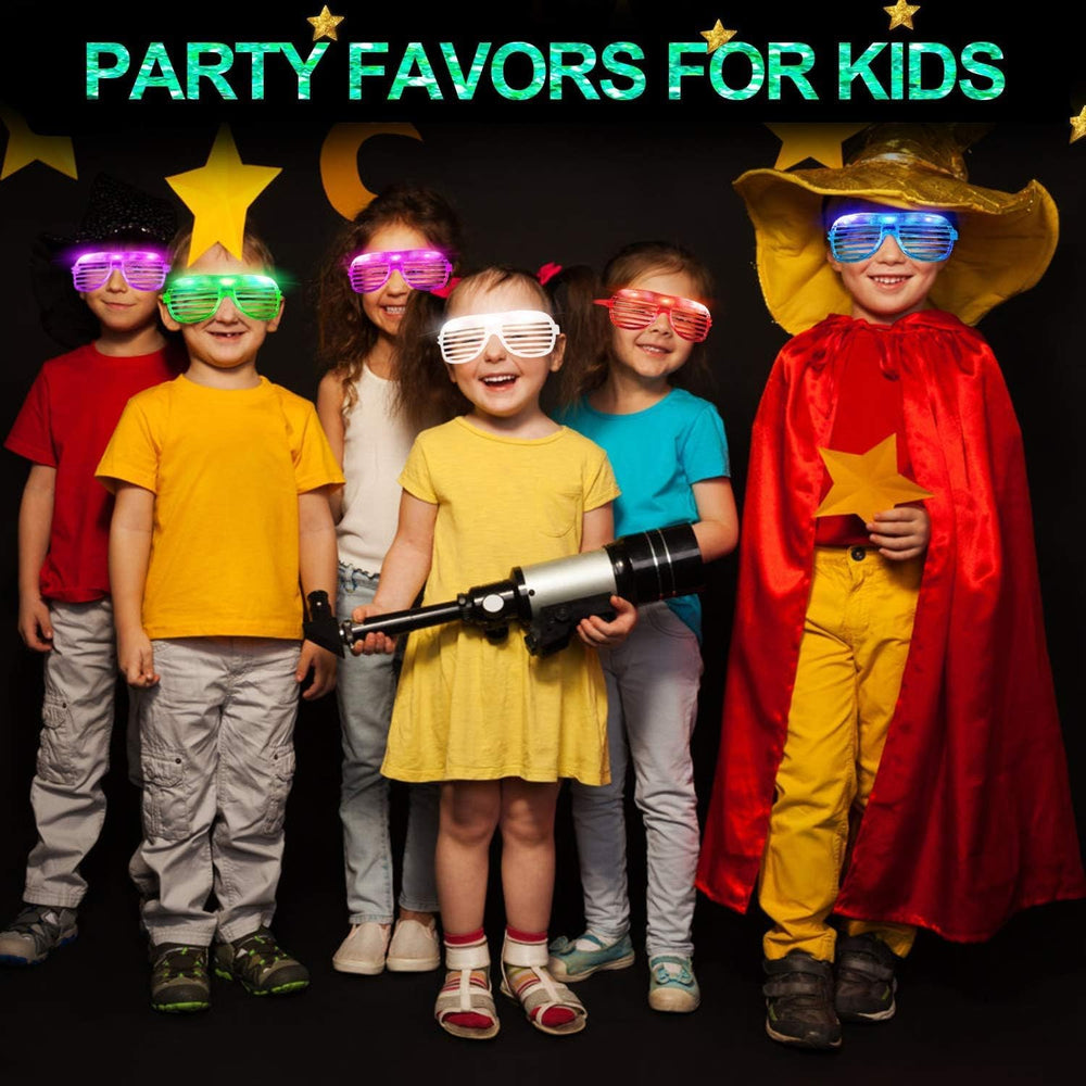 TURNMEON LED glasses white glow for versatile use and clear visibility