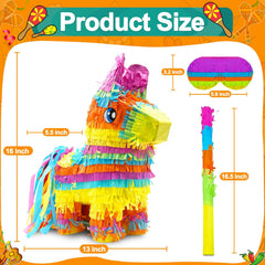 Turnmeon pinata stick, 16 inches, sturdy for active party games.