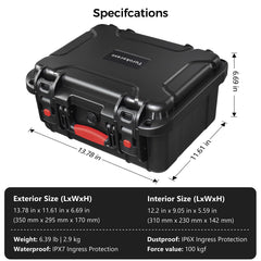 Portable organizer ideal for travel and safe storage