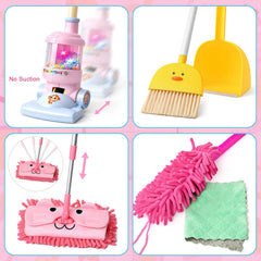 TUZT broom toy supports role play and motor skill development.