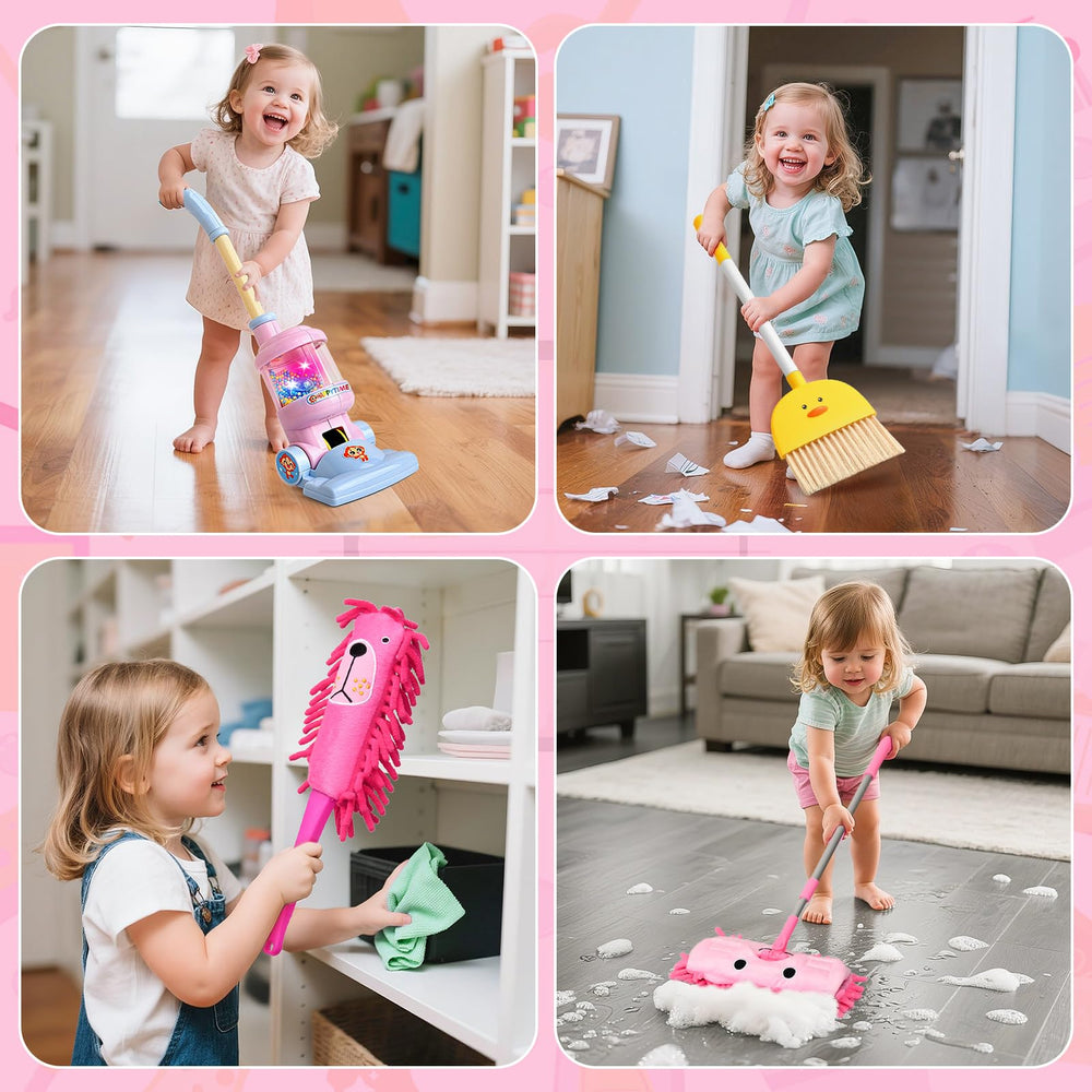 TUZT duster toy uses soft fabric for gentle dusting.