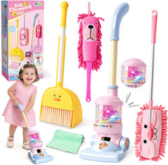 TUZT animal vacuum toy with lights and beads boosts imaginative play.