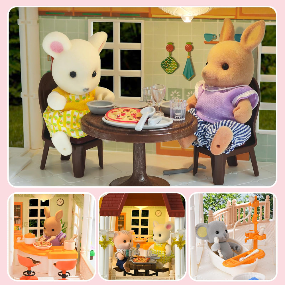TUZT animal dolls included for charming companionship and stories