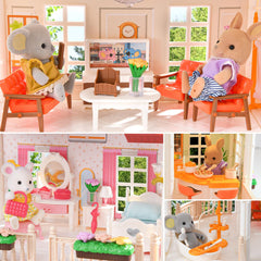 TUZT doll house bedroom area for cozy storytelling and rest