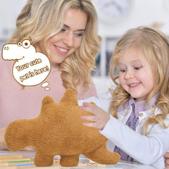 TVVPGG Dino Nugget Pillow provides soft support for reading and lounging