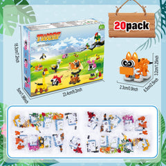 TWERF animal blocks pose variation three for diverse play