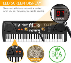 TWFRIC portable piano ideal for travel and practice