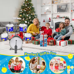 TWFRIC toddler drum set drum sticks enable precise tapping during play.