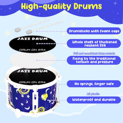 TWFRIC toy drum set bass drum for big beats and fun.