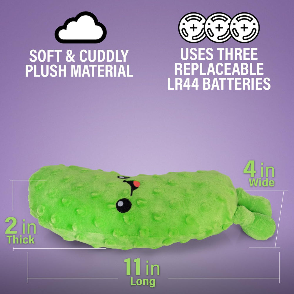 Twiddler Toys Yodeling Plush Pickle soft material invites hugs and playful moments