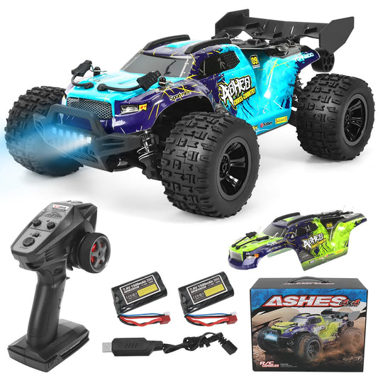 TWIKOMI 1:18-scale all-terrain RC car front view for off-road exploration