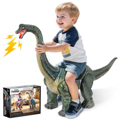 Twinkoo brachiosaurus ride-on toy with realistic texture for imaginative adventures