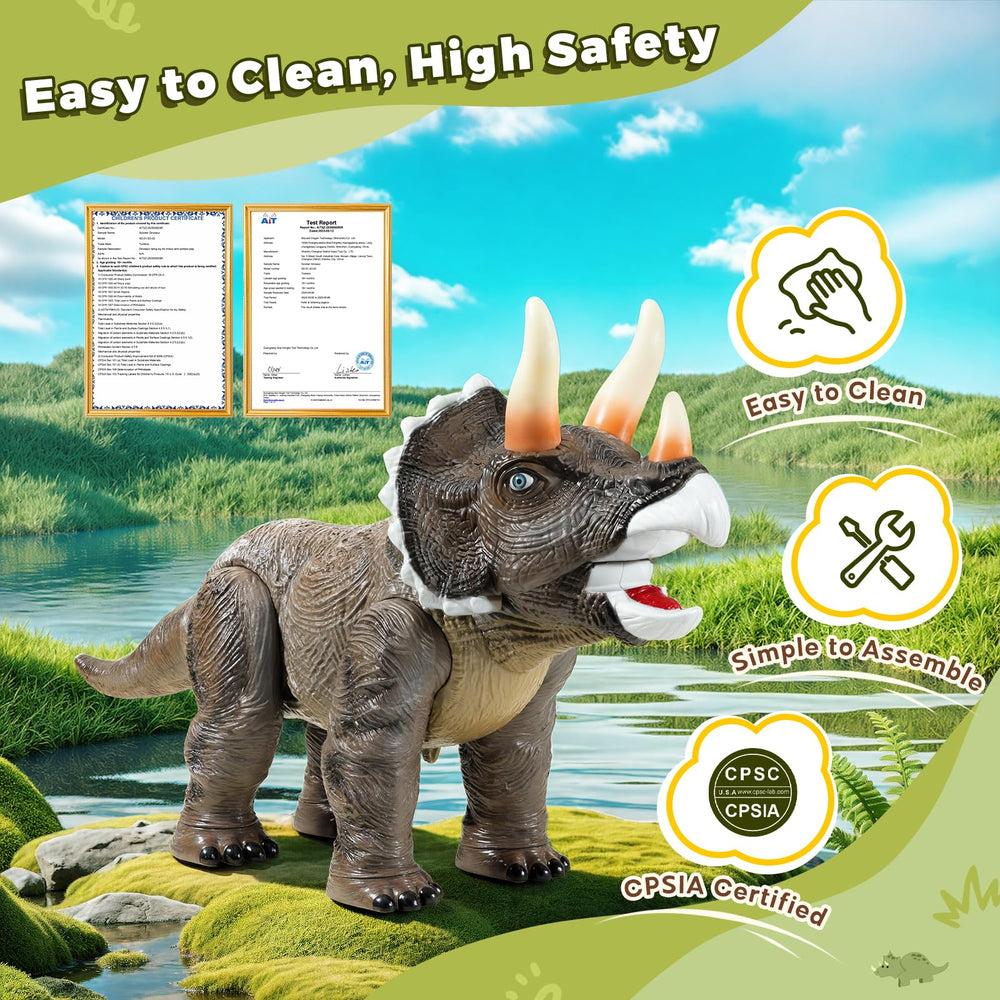 Twinkoo dinosaur ride-on car push-action design promotes active child-led movement
