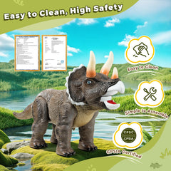 Twinkoo dinosaur ride-on car push-action design promotes active child-led movement