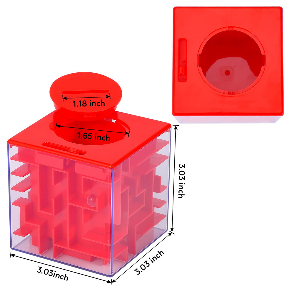 Twister.CK Money Maze Box inside compartment view demonstrates the reusable piggy bank feature