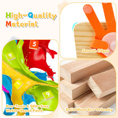Twivah Learning Toys finger patterns speed number recognition.