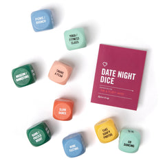 Two Tumbleweeds Date Night Dice rolling in use for spontaneous ideas
